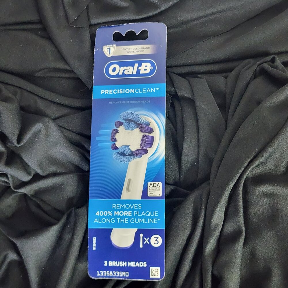 Oral B 3pk Precision Clean ADA Approved Replacement Interchangeable Brush Heads